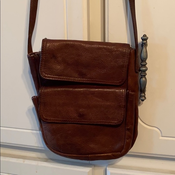 Kane brand leather crossbody